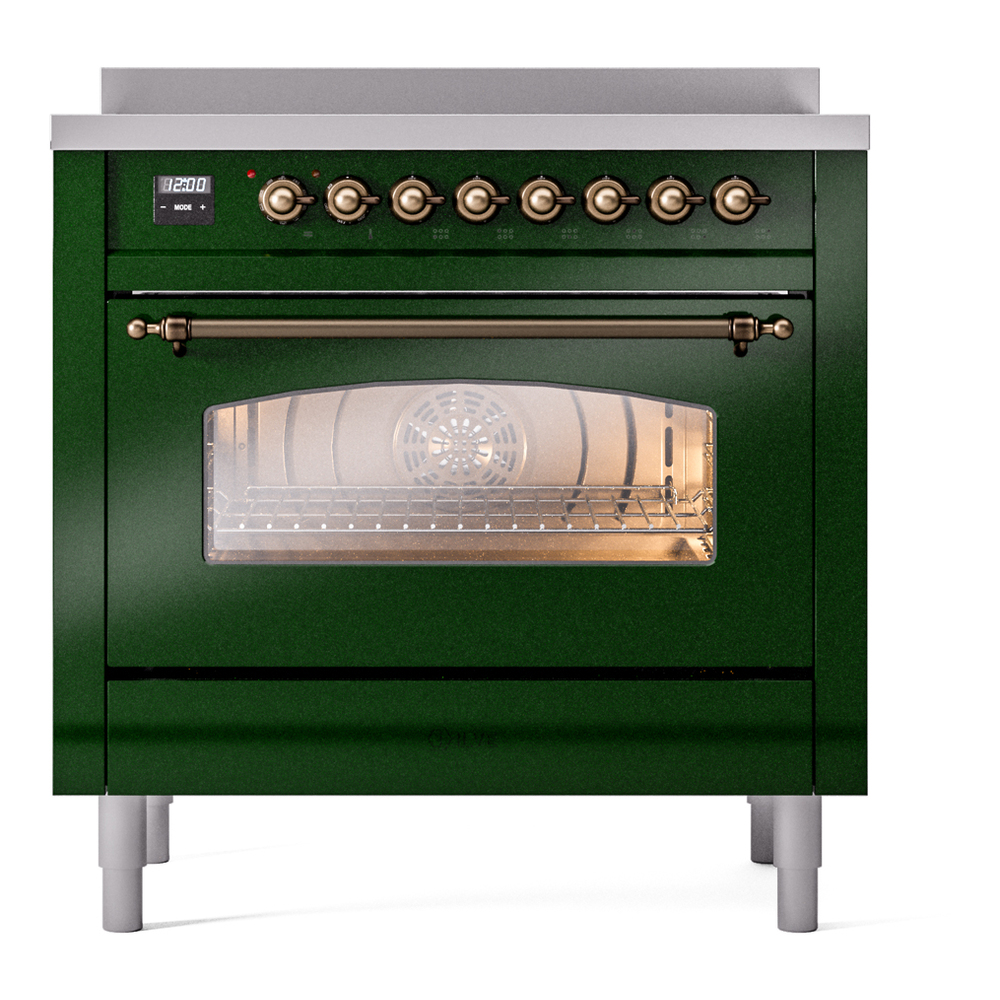 ILVE UPI366NMPEGB Nostalgie II 36" Induction Range, front view