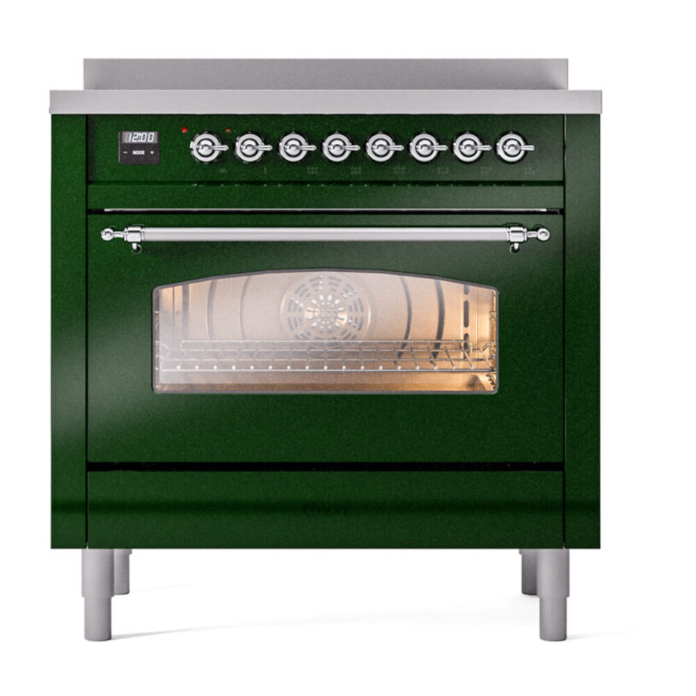 ILVE UPI366NMPEGC Nostalgie II 36" Induction Range, front view