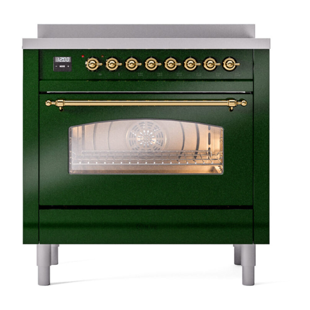 ILVE UPI366NMPEGG Nostalgie II 36" Induction Range, front view
