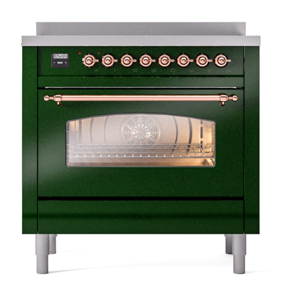 ILVE UPI366NMPEGP Nostalgie II 36" Induction Range, front view