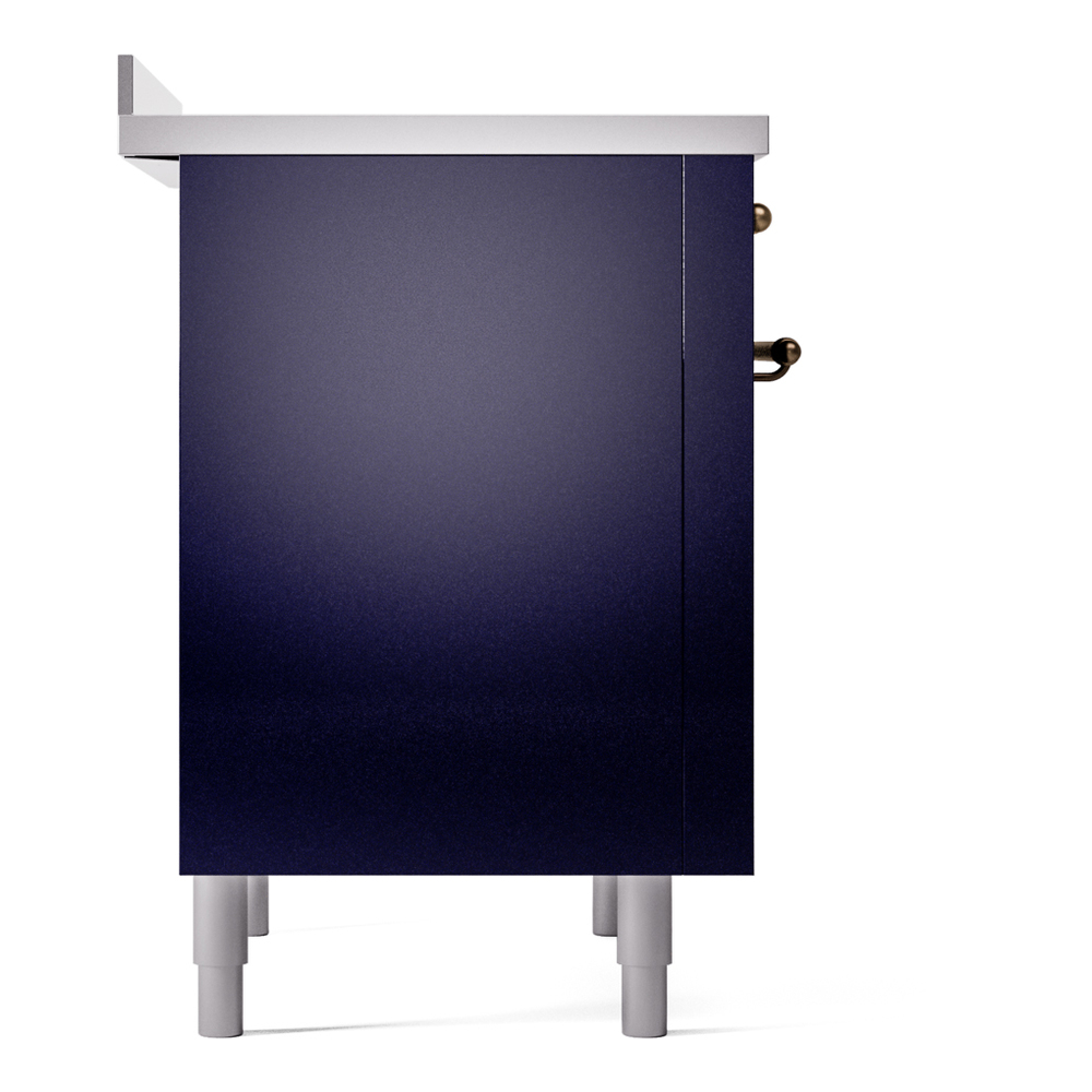 ILVE UPI366NMPMBB Nostalgie II 36" Induction Range, left side view