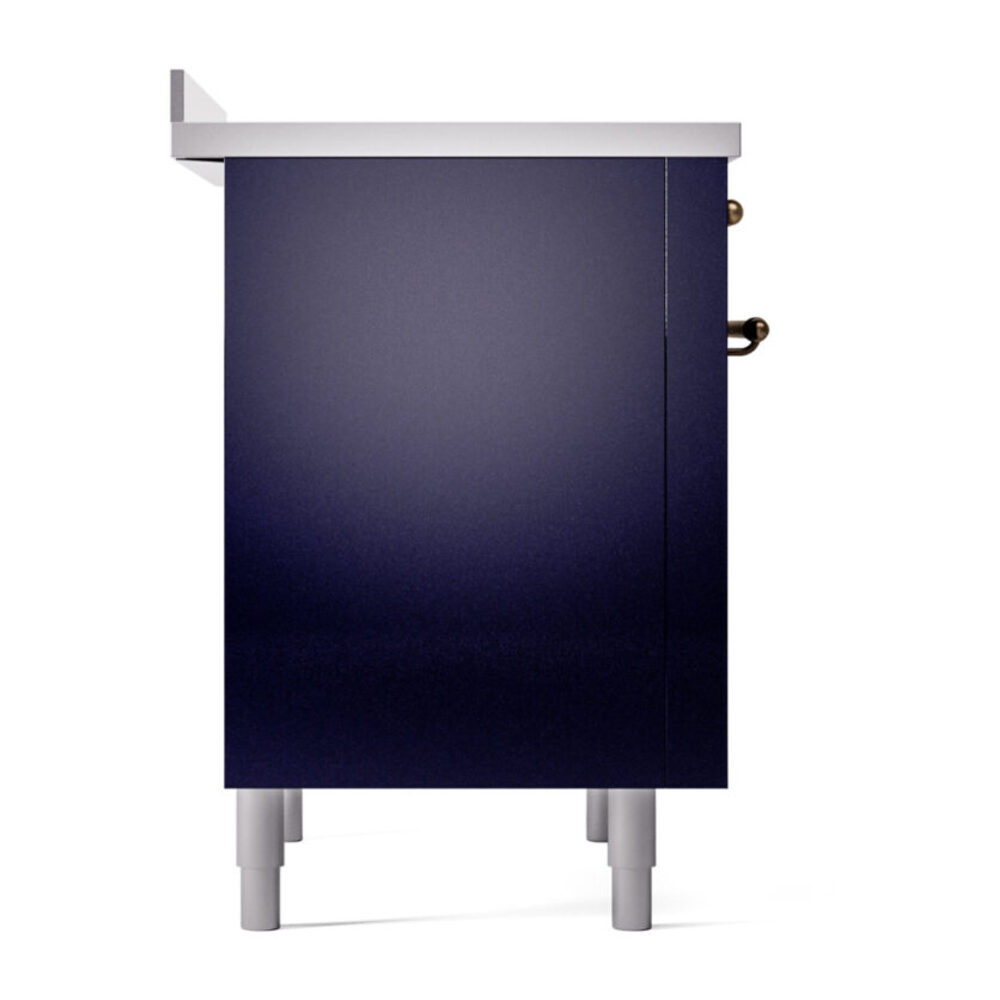 ILVE UPI366NMPMBB Nostalgie II 36" Induction Range, left side view