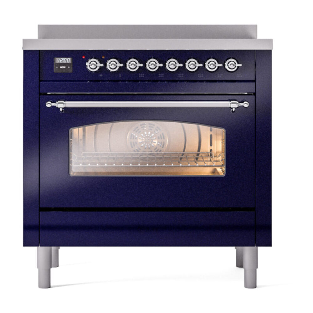 ILVE UPI366NMPMBC Nostalgie II 36" Induction Range, front view
