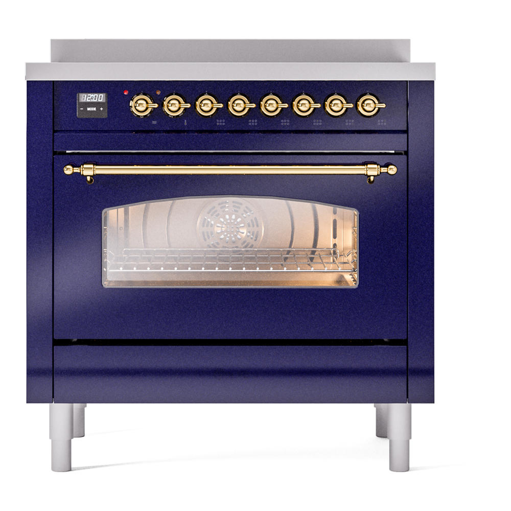 ILVE UPI366NMPMBG Nostalgie II 36" Induction Range, front view