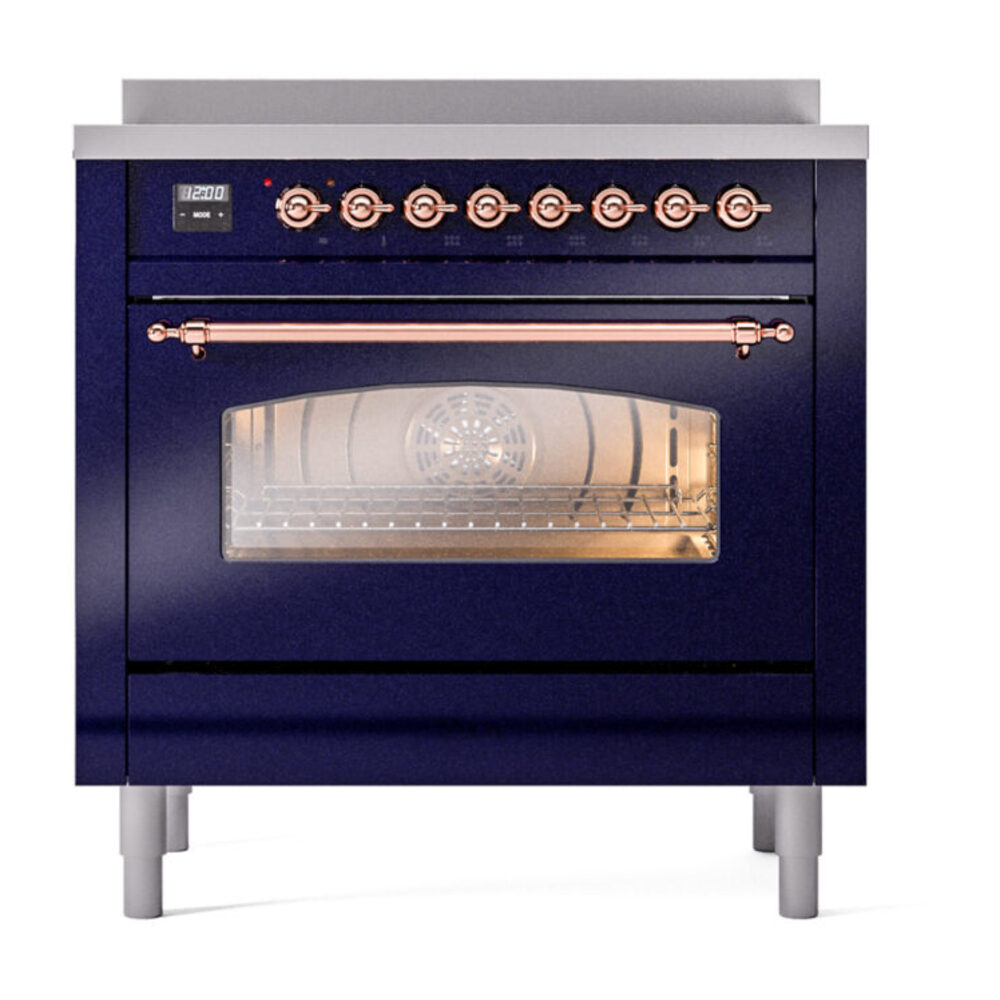 ILVE UPI366NMPMBP Nostalgie II 36" Induction Range, front view