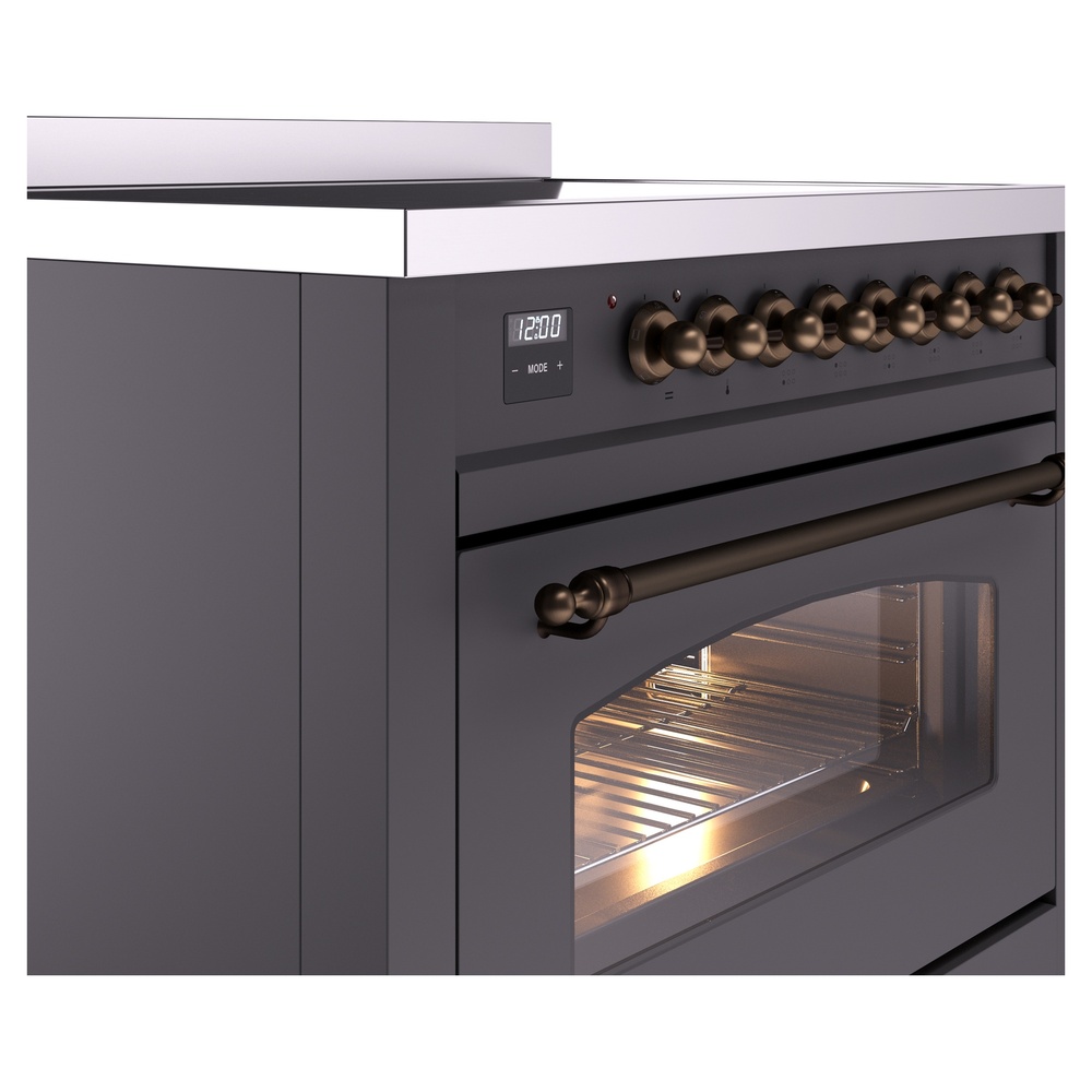 ILVE UPI366NMPMGB Nostalgie II 36" Induction Range, details