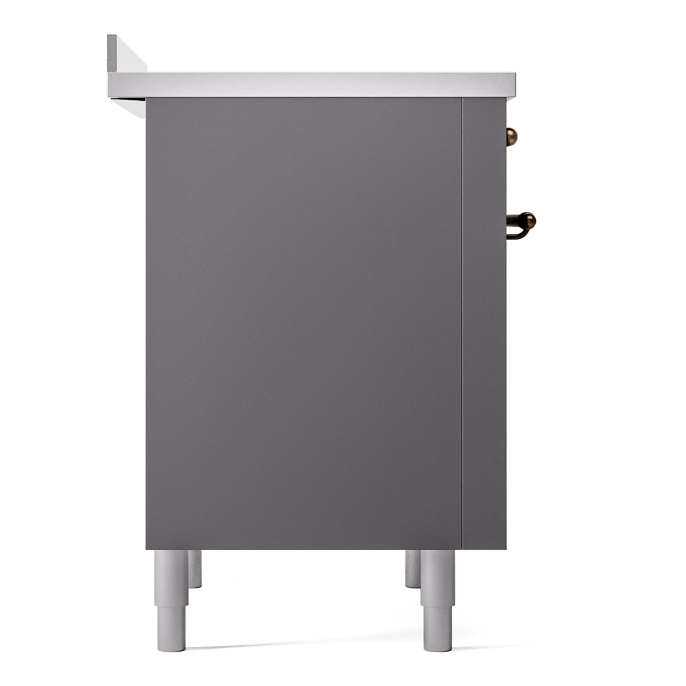 ILVE UPI366NMPMGB Nostalgie II 36" Induction Range, left side view