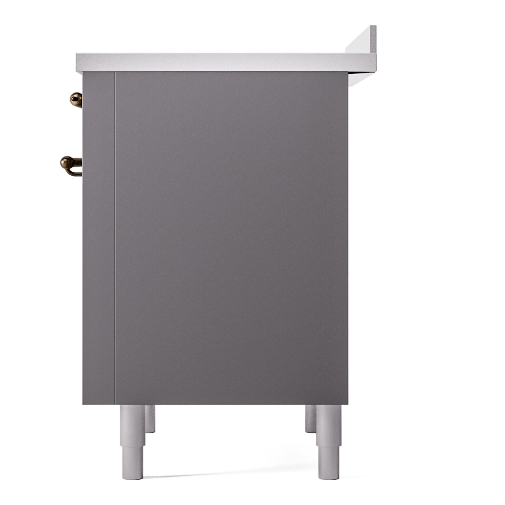 ILVE UPI366NMPMGB Nostalgie II 36" Induction Range, right side view