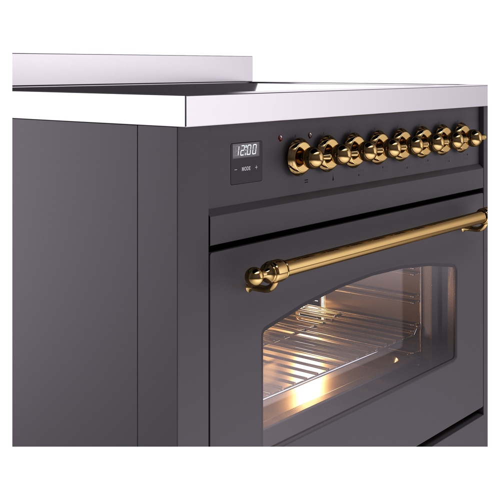 ILVE UPI366NMPMGG Nostalgie II 36" Induction Range, details