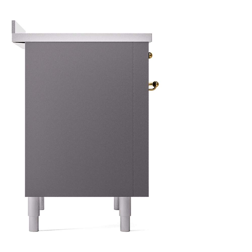 ILVE UPI366NMPMGG Nostalgie II 36" Induction Range, left side view