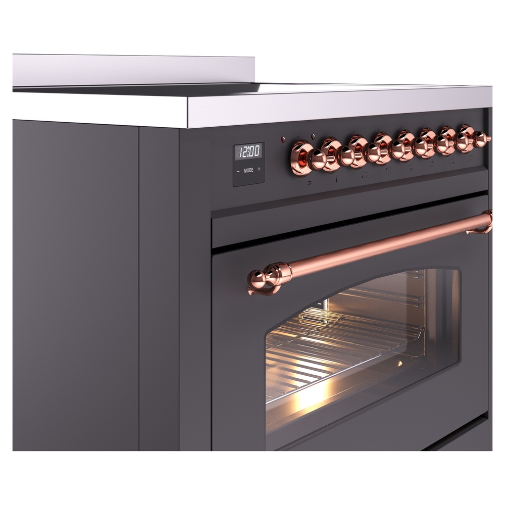 ILVE UPI366NMPMGP Nostalgie II 36" Induction Range, details