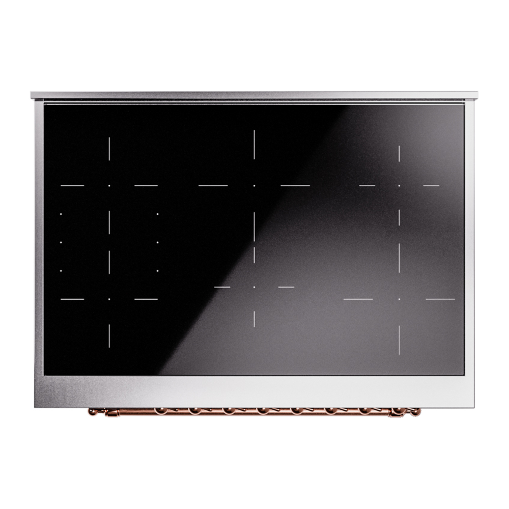 ILVE UPI366NMPMGP Nostalgie II 36" Induction Range, top view