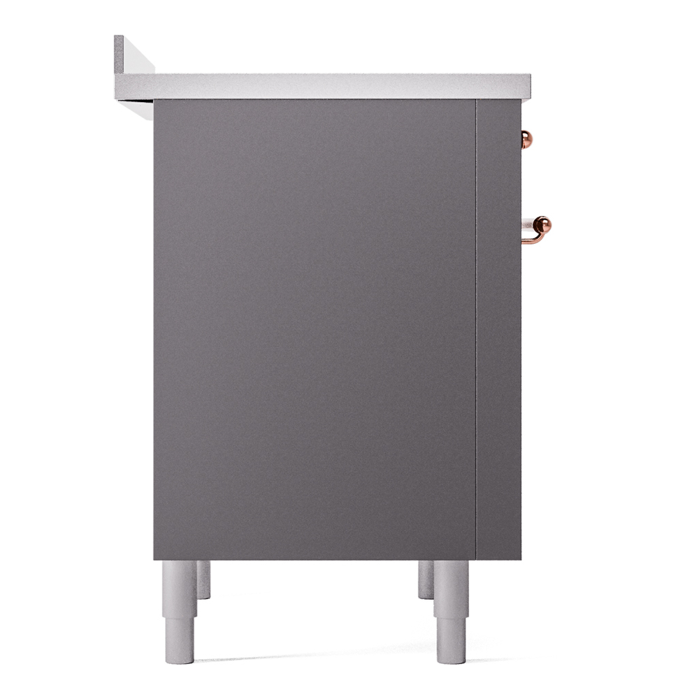 ILVE UPI366NMPMGP Nostalgie II 36" Induction Range, left side view