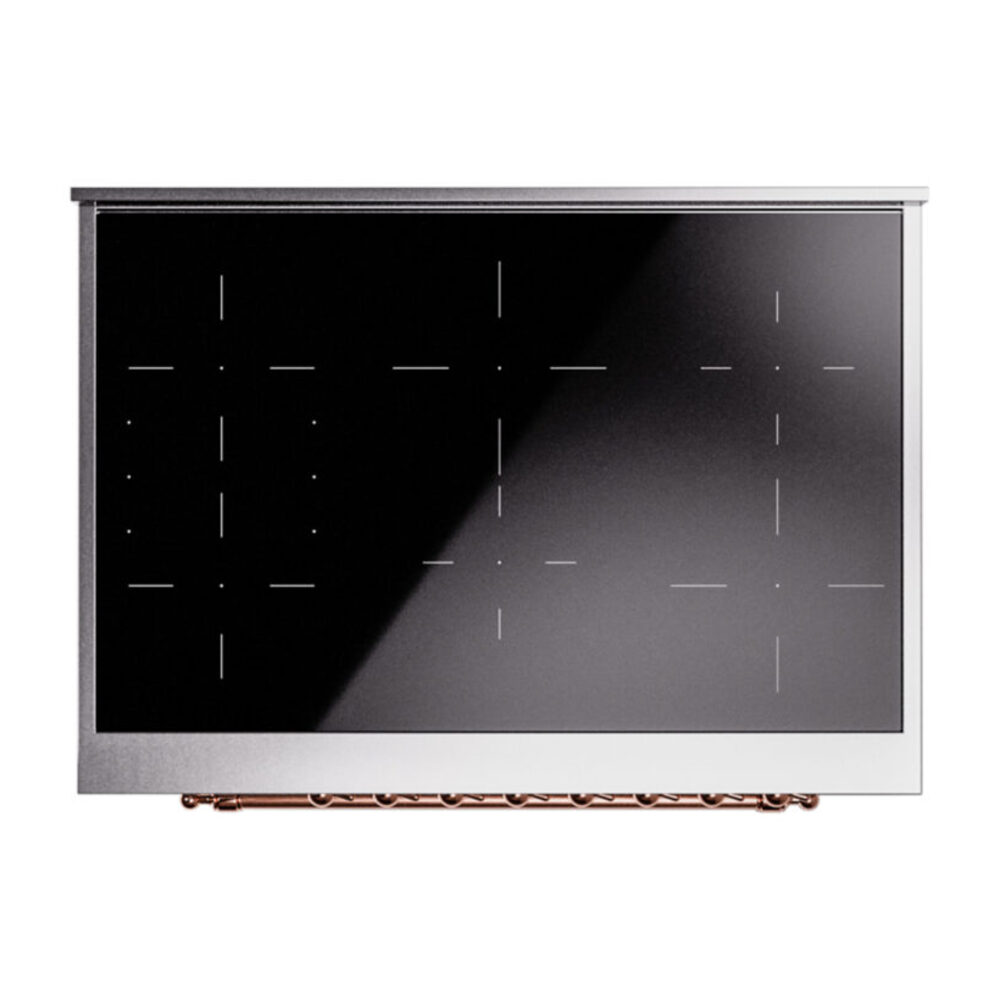 ILVE UPI366NMPRAP Nostalgie II 36" Induction Range, top view