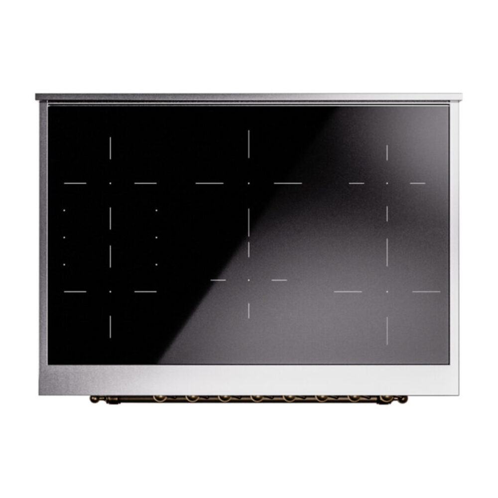 ILVE UPI366NMPSSB Nostalgie II 36" Induction Range, top view