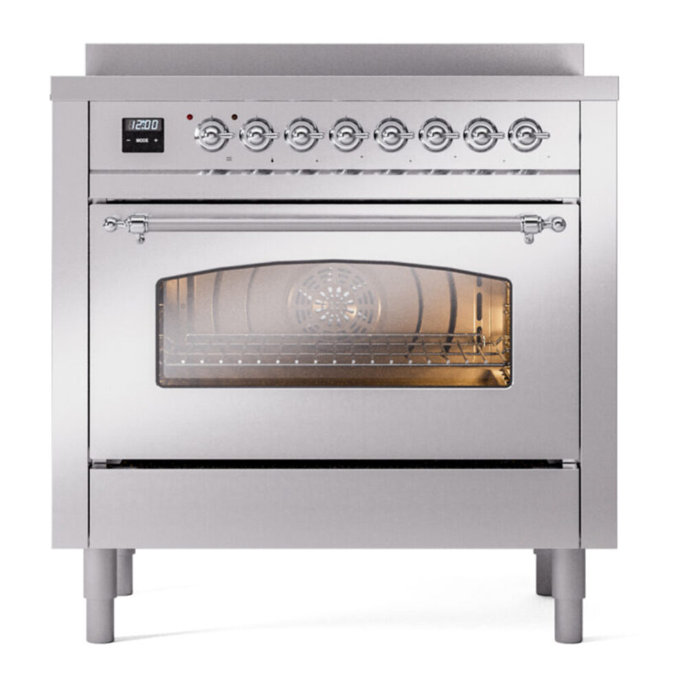 ILVE UPI366NMPSSC Nostalgie II 36" Induction Range, front view