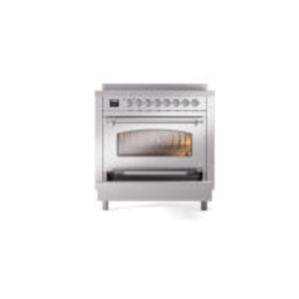ILVE UPI366NMPSSC Nostalgie II 36" Induction Range, drawer opened