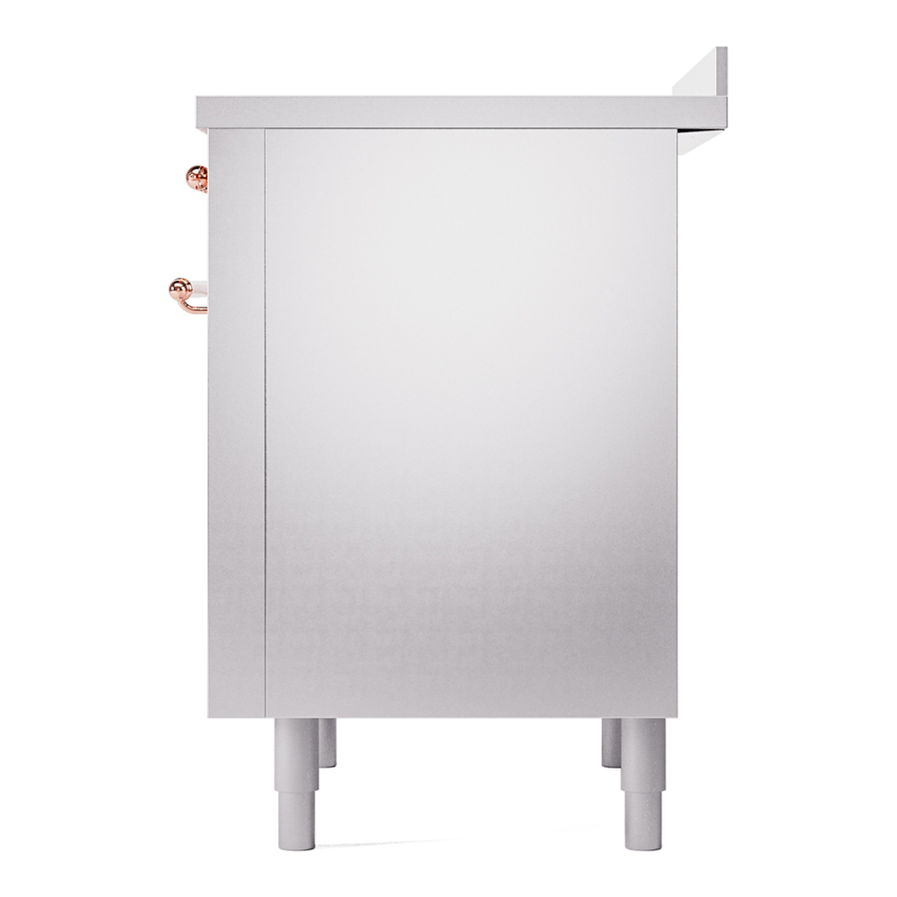 ILVE UPI366NMPSSP Nostalgie II 36 inch Induction Range with 6 Elements (Triple Glass Door, Stainless Steel, Copper) 11 ILVE UPI366NMPSSP Nostalgie II 36" Induction Range, right side view