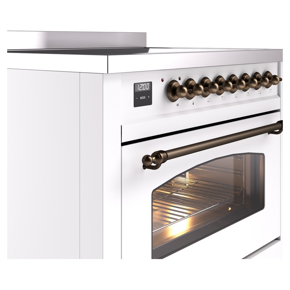 ILVE UPI366NMPWHB Nostalgie II 36" Induction Range, details