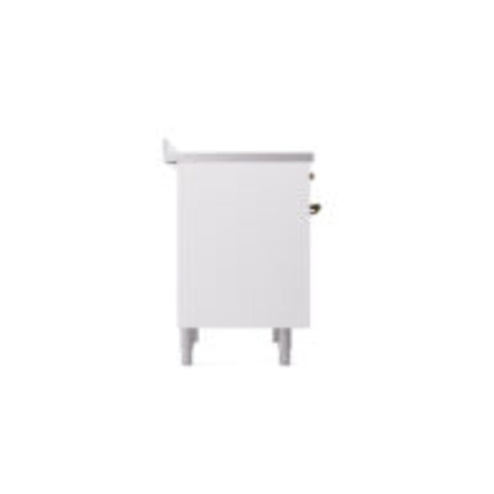 ILVE UPI366NMPWHB Nostalgie II 36" Induction Range, left side view