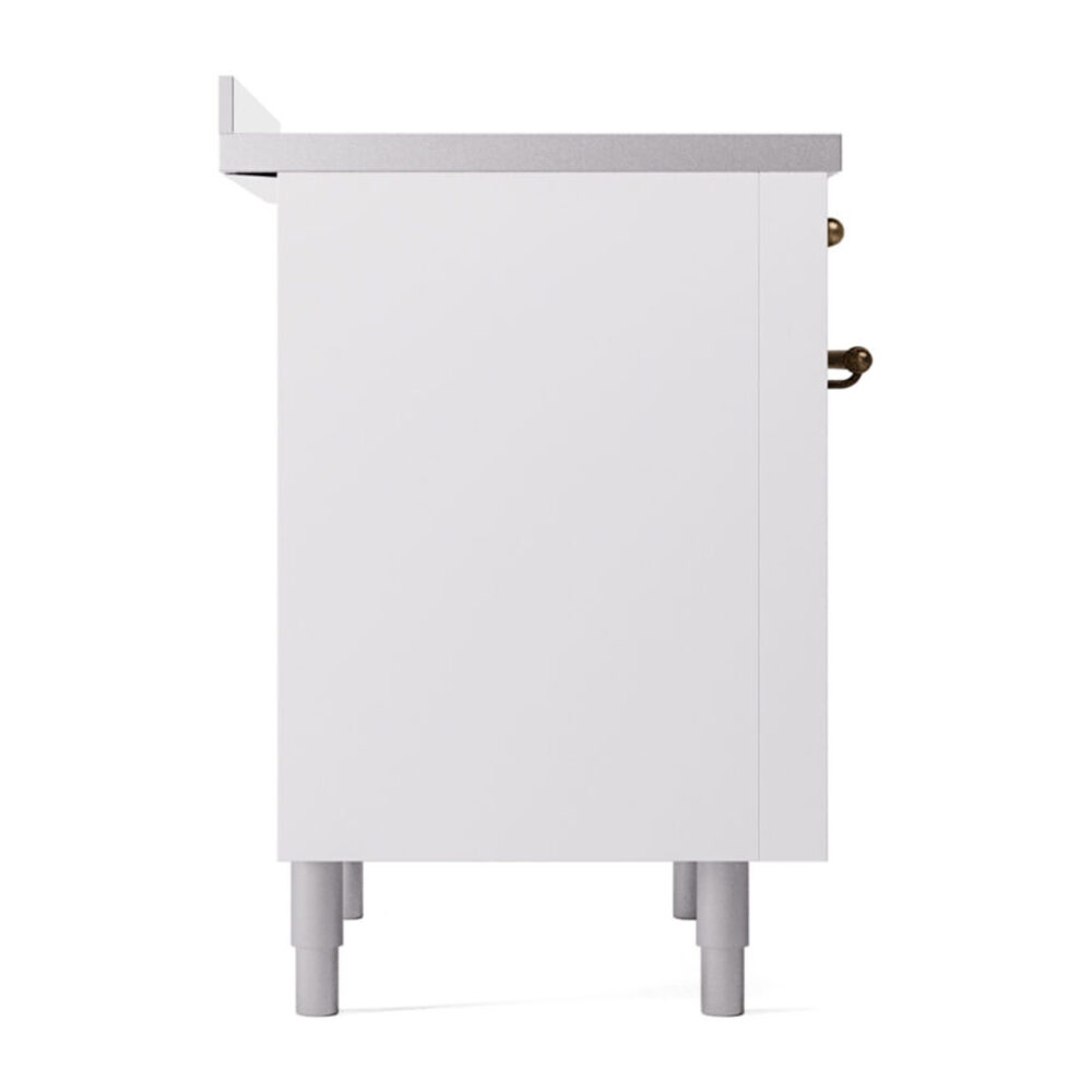 ILVE UPI366NMPWHB Nostalgie II 36" Induction Range, left side view