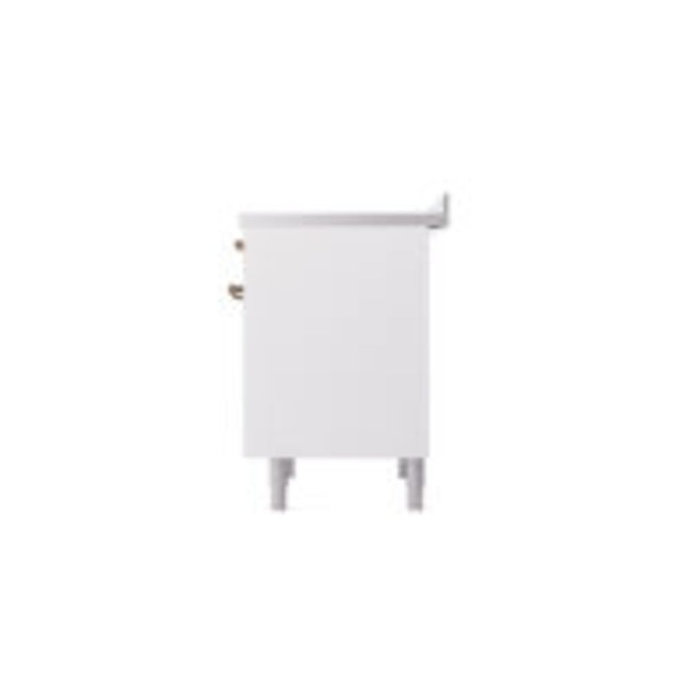 ILVE UPI366NMPWHB Nostalgie II 36" Induction Range, right side view