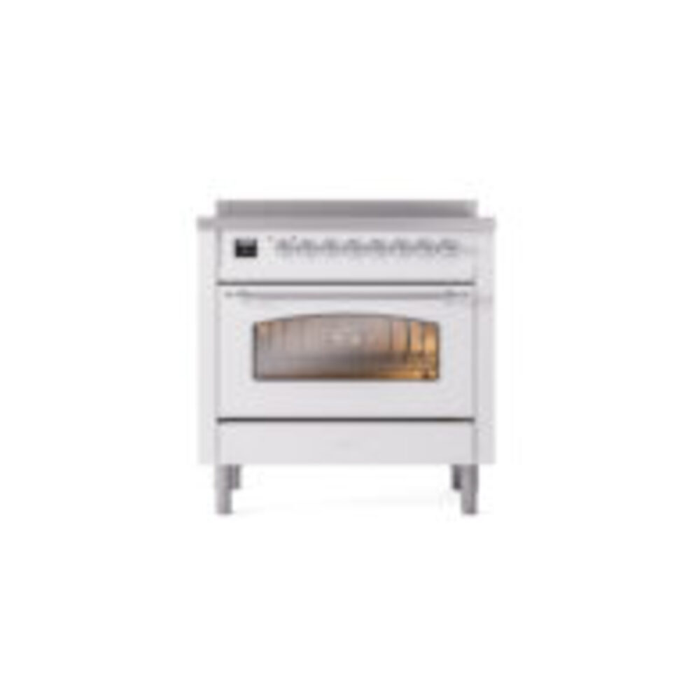 ILVE UPI366NMPWHC Nostalgie II 36" Induction Range, front view
