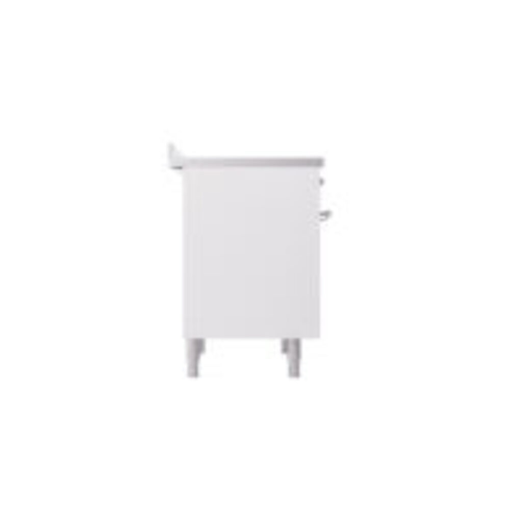 ILVE UPI366NMPWHC Nostalgie II 36" Induction Range, left side view