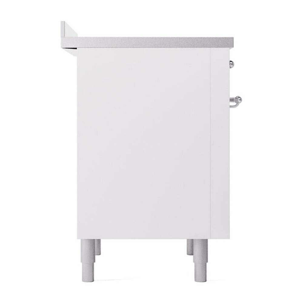 ILVE UPI366NMPWHC Nostalgie II 36" Induction Range, left side view