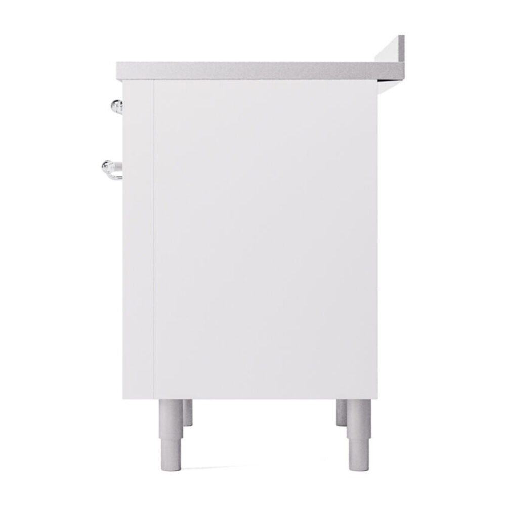 ILVE UPI366NMPWHC Nostalgie II 36" Induction Range, right side view