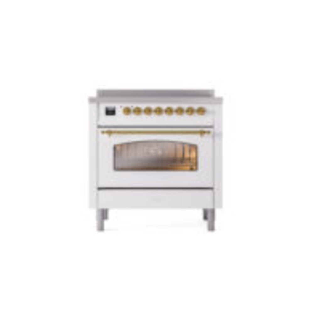 ILVE UPI366NMPWHG Nostalgie II 36" Induction Range, front view