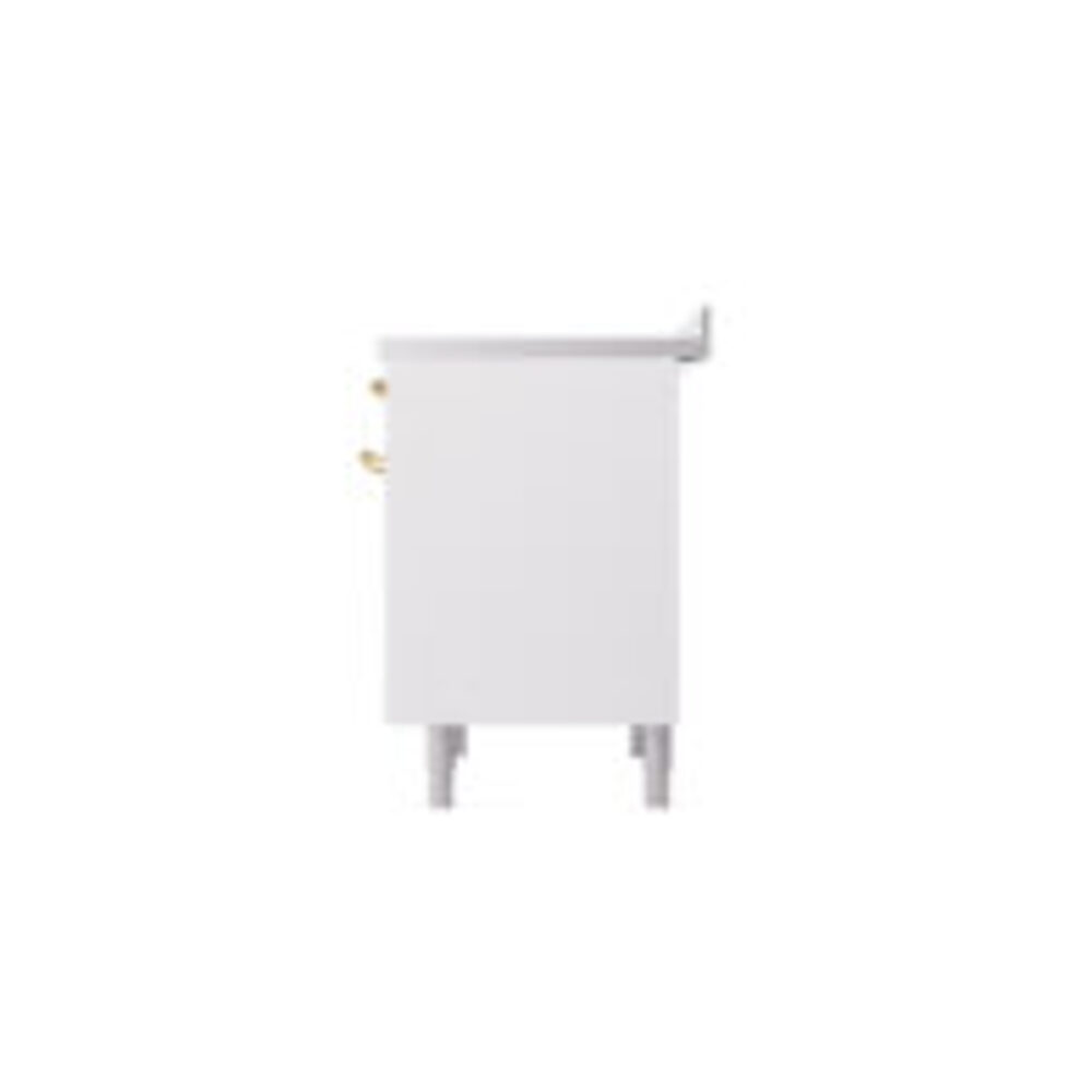 ILVE UPI366NMPWHG Nostalgie II 36" Induction Range, right side view