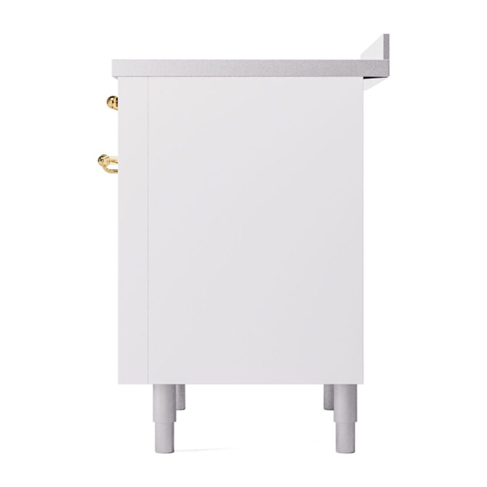 ILVE UPI366NMPWHG Nostalgie II 36" Induction Range, right side view