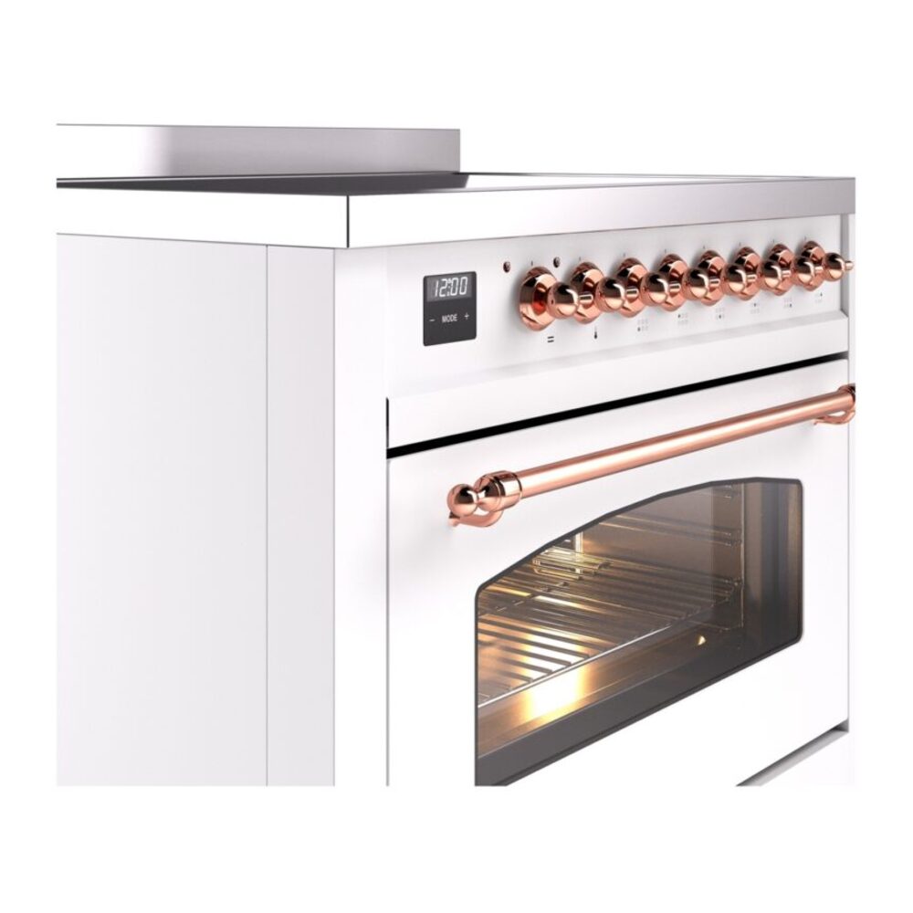 ILVE UPI366NMPWHP Nostalgie II 36" Induction Range, details