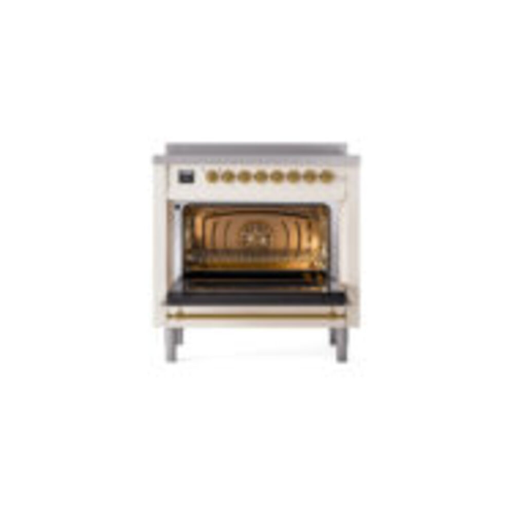 ILVE_UPI366QNMPAWG_Nostalgie_II_oven_door_opened