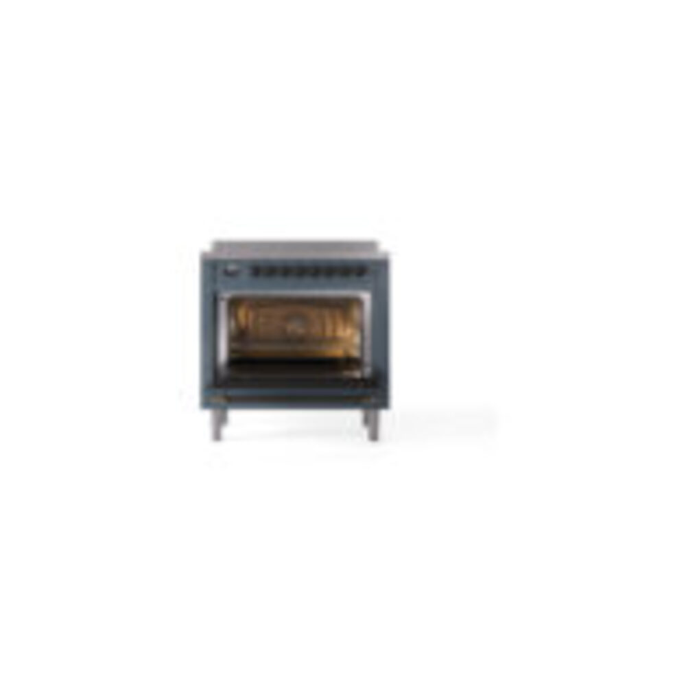 ILVE_UPI366QNMPBGB_Nostalgie_II_oven_door_opened