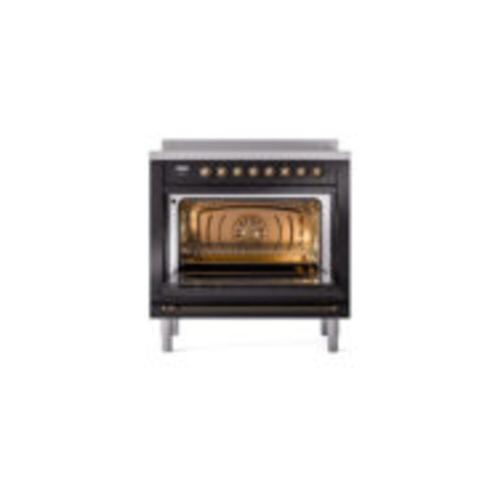 ILVE_UPI366QNMPBKB_Nostalgie_II_oven_door_opened