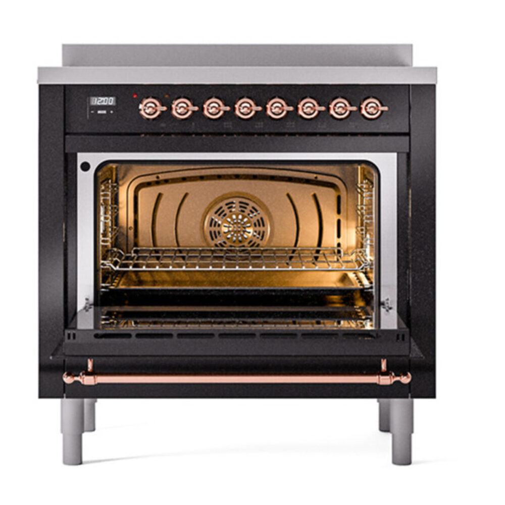 ILVE_UPI366QNMPBKP_Nostalgie_II_oven_door_opened