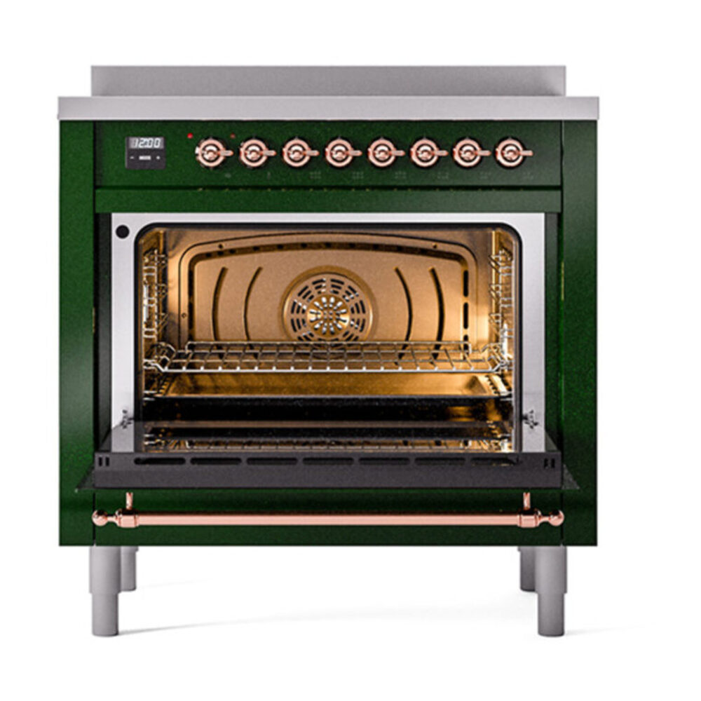 ILVE_UPI366QNMPEGP_Nostalgie_II_oven_door_opened
