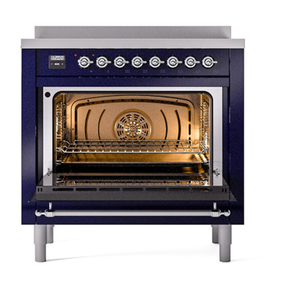ILVE_UPI366QNMPMBC_Nostalgie_II_oven_door_opened