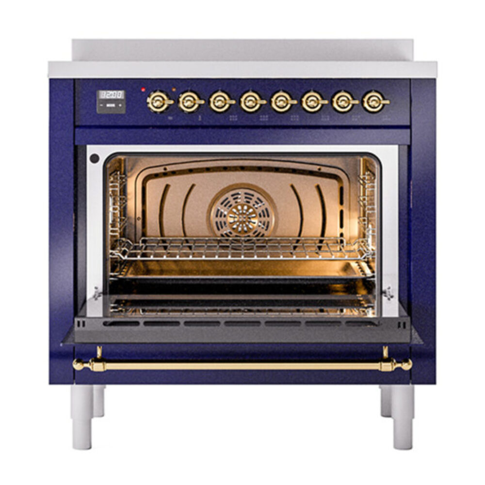ILVE_UPI366QNMPMBG_Nostalgie_II_oven_door_opened