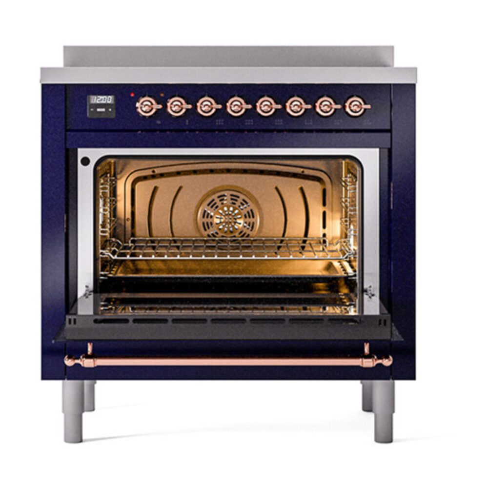 ILVE_UPI366QNMPMBP_Nostalgie_II_oven_door_opened