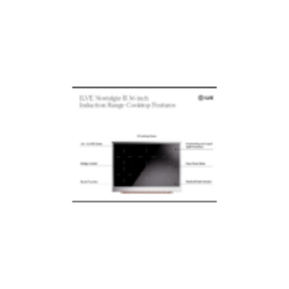 ILVE UPI366NMP Nostalgie II 36 inch Induction Range with 6 Elements