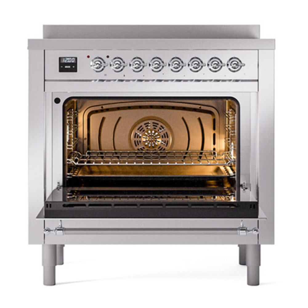ILVE_UPI366QNMPSSC_Nostalgie_II_oven_door_opened