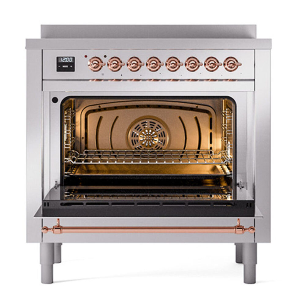 ILVE_UPI366QNMPSSP_Nostalgie_II_oven_door_opened