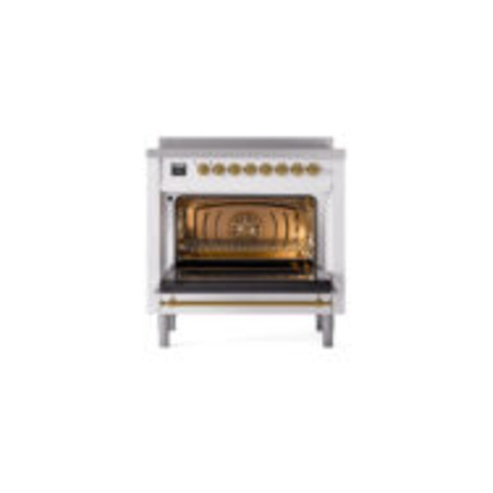 ILVE_UPI366QNMPWHG_Nostalgie_II_oven_door_opened