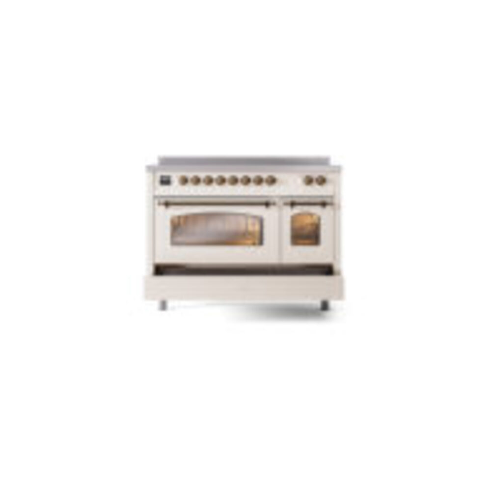 ILVE_UPI486NMPAWB_Nostalgie_II_30"_Dual_Fuel_Range_drawer_opened