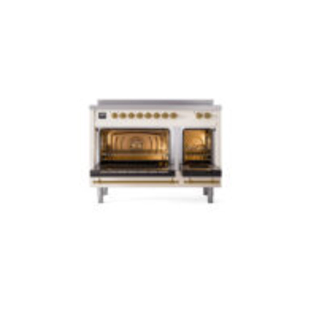 ILVE_UPI486NMPAWG_Nostalgie_II_30"_Dual_Fuel_Range_oven_door_opened