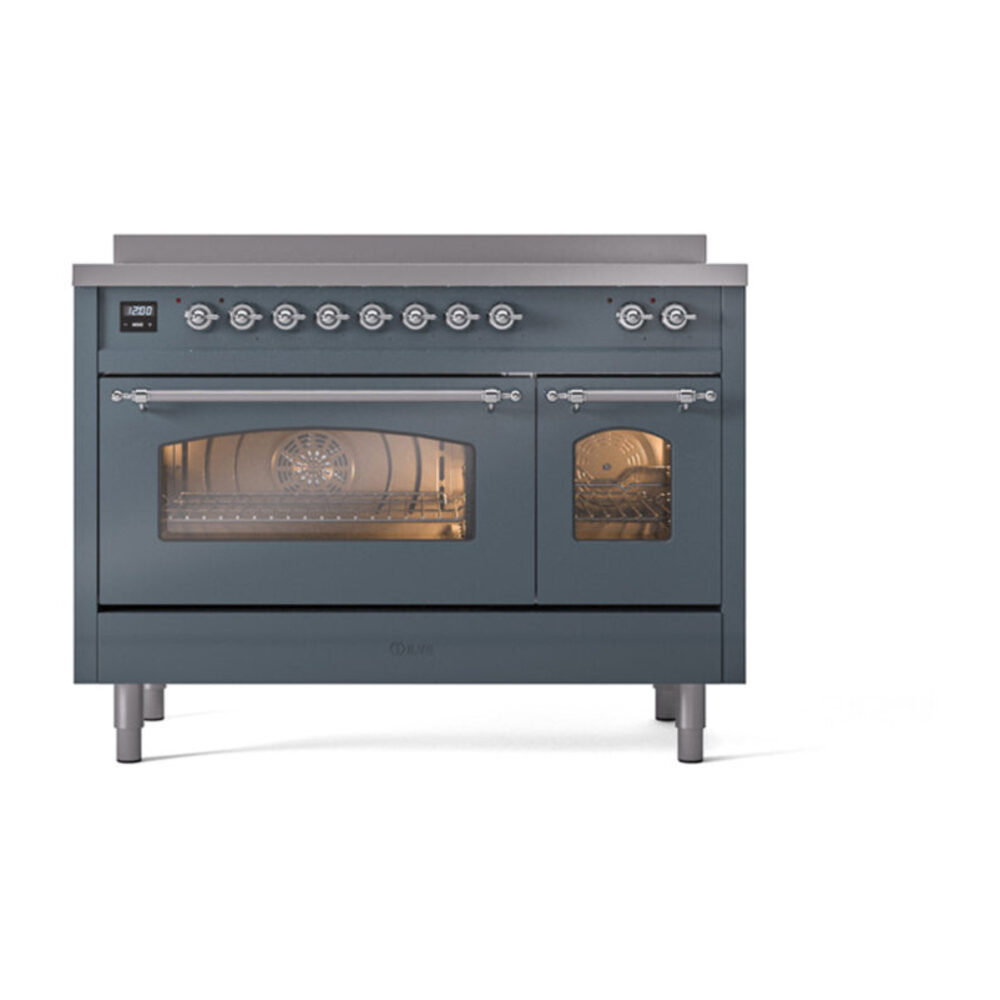 ILVE_UPI486NMPBGC_Nostalgie_II_30"_Dual_Fuel_Range_front_view