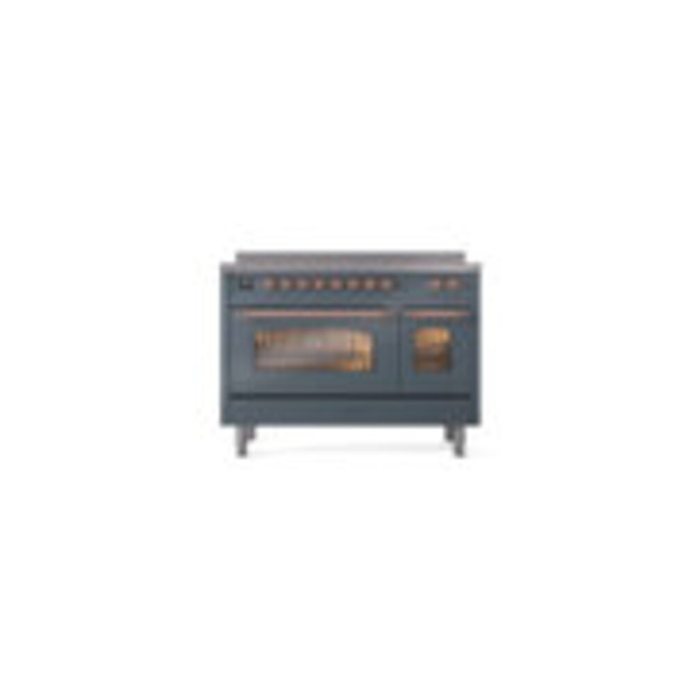 ILVE_UPI486NMPBGP_Nostalgie_II_48"_Dual_Fuel_Range_front_view